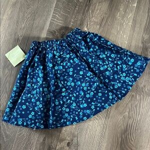 Floral Blue Skirt